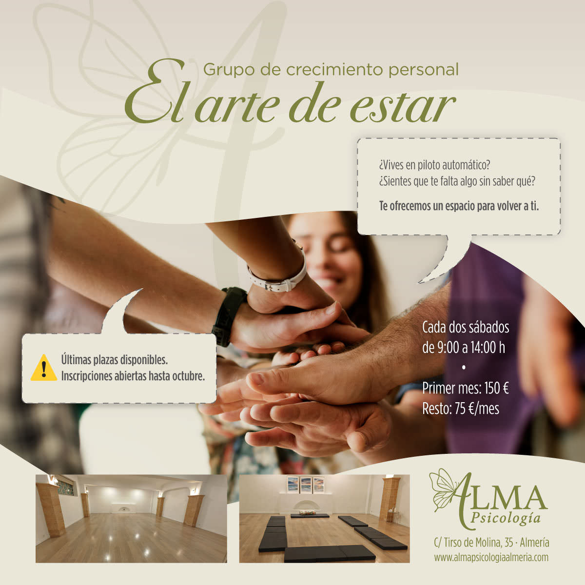Taller de Gestalt, arte y desarrollo personal en Almería